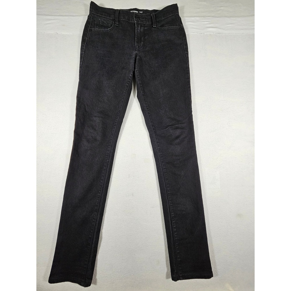 Old Navy Original Skinny Jeans Womens 2 Long Black Denim Pants Blackjack
